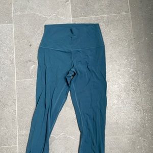 blue lululemon align pants